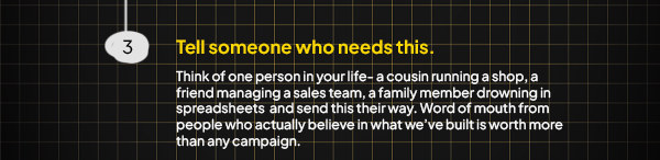3: Tell someone who needs this.